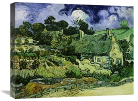 Vincent Van Gogh - House with Straw Ceiling, Cordeville