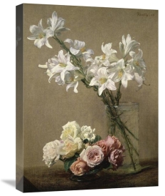 Henri Fantin-Latour - Lilies in a Vase