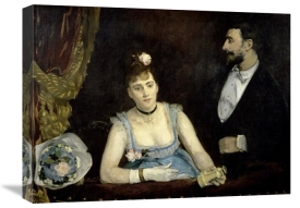 Eva Gonzales - A Loge at the Theatre des Italiens