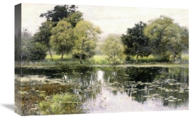 Isaak Levitan - Water Lilies on a Pond