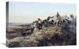 Charles M. Russell - Return from Hunt