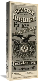 Houston and Texas Central Railway - Cover: Houston and Texas Central Railway through Texas, 1885
