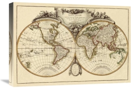 Jean Janvier - Mappemonde, 1782