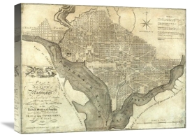 John Reid - Plan of the City of Washington, 1795