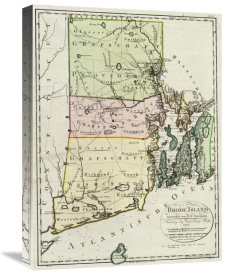 Daniel Friedrich Sotzmann - Rhode Island, 1797
