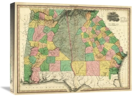 Henry S. Tanner - Georgia and Alabama, 1823