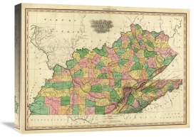 Henry S. Tanner - Kentucky, Tennessee and part of Illinois, 1823