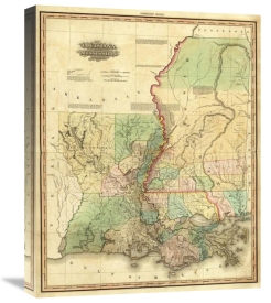 Henry S. Tanner - Louisiana and Mississippi, 1823