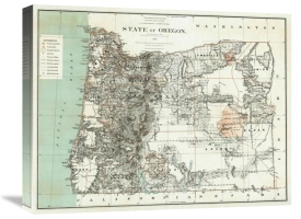 U.S. General Land Office - State of Oregon, 1879