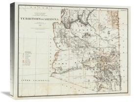 U.S. General Land Office - Territory of Arizona, 1879