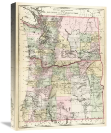 Samuel Augustus Mitchell - Oregon, Washington, 1890