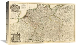 Giovanni Antonio Bartolomeo Rizzi Zannoni - Composite: L'Alemagne, 1780