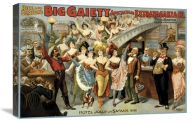 Courier Litho Company - Hotel Jolly or Satan's Inn, 1899