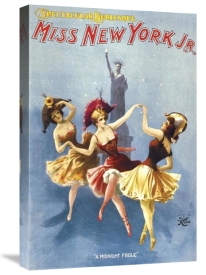 H.C. Miner Litho copmany - Miss New York Jr. Burlesque, 1897