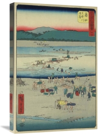Ando Hiroshige - Shimada, 1855