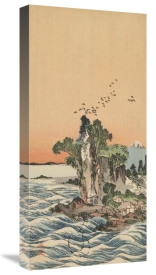 Buncho Tani - View of Shichirigahama, 1880