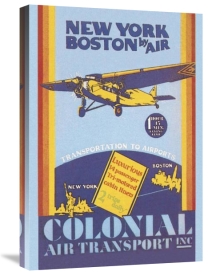 Unknown - Colonial Air Transport - New York to Boston by Air