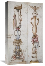 Albrecht Durer - Two Emblematical Designs For Columns