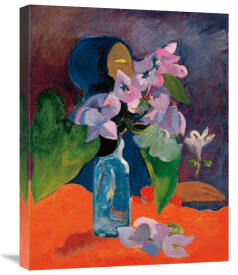 Paul Gauguin - Still Life With Flowers And Idol