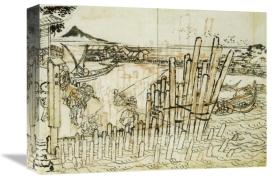 Hokusai - Fishing At Shimadagahana 1833