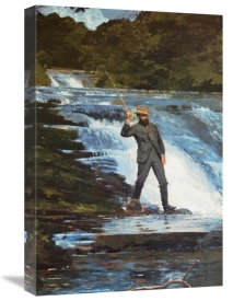 Winslow Homer - Fishing The Falls