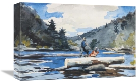 Winslow Homer - Hudson River Logging