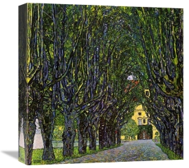 Gustav Klimt - Avenue In Schloss Kammer Park 1913