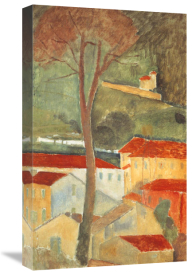 Amedeo Modigliani - Landscape At Cagnes