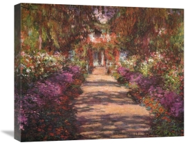 Claude Monet - A Lane In Monets Garden Giverny II