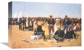 Frederic Remington - A Cavalryman's Breakfast On The Plains