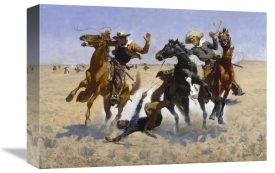 Frederic Remington - Aiding A Comrade