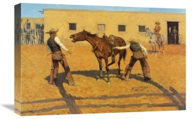 Frederic Remington - His First Lesson