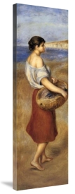 Pierre-Auguste Renoir - Girl With A Basket Of Fish
