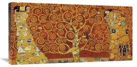 Gustav Klimt - Tree of Life Red Variation