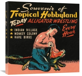 Retrotravel - Tropical Hobbyland - Alligator Wrestling