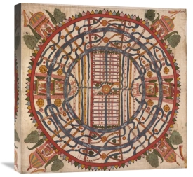 Unknown - Manuyaloka, map of the world of man, according to Jain cosmological traditions