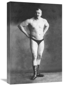 Vintage Muscle Men - Bodybuilder with Hands on Hips