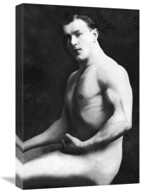 Vintage Muscle Men - Arm Curl from Seated Pose