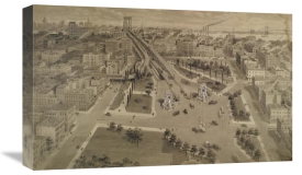 Harry M. Pettit - Brooklyn Plaza of the Manhattan Bridge, ca. 1917