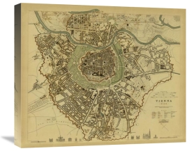 Society for the Diffusion of Useful Knowledge - Vienna, Austria, 1833 - Tea Stained