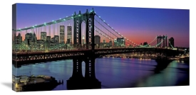 Richard Berenholtz - Manhattan Bridge and Skyline II