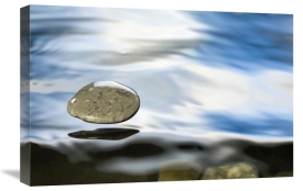 Michael Durham - Skipping stone just about to hit the water's surface