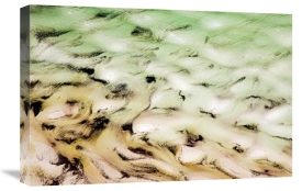 Heike Odermatt - Aerial photograph of a lagoon on the Falkland Islands