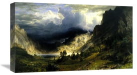 Albert Bierstadt - A Storm in the Rocky Mountains, Mt. Rosalie, 1866