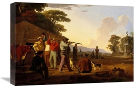 George Caleb Bingham - Shooting for the Beef, 1850