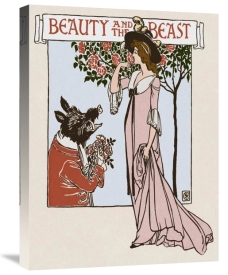 Walter Crane - Beauty and the Beast Title Page