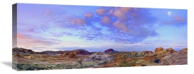 Tim Fitzharris - Moon over sandstone formations, Valley of Fire State Park,  Nevada