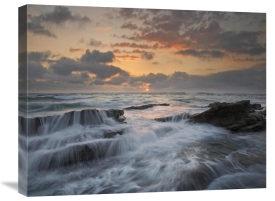 Tim Fitzharris - Waves breaking on rocks, Playa Santa Teresa, Costa Rica