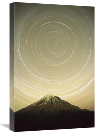 Harley Betts - Star trails around the south celestial pole, Pouakai Range, New Zealand