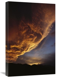 Ian Whitehouse - Sunset on storm clouds near Mount Cook, New Zealand